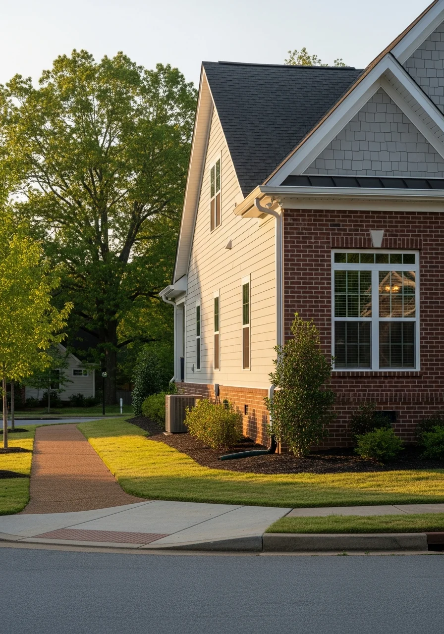 Close-up of a Springfield home exterior showing quality craftsmanship and attention to detail.